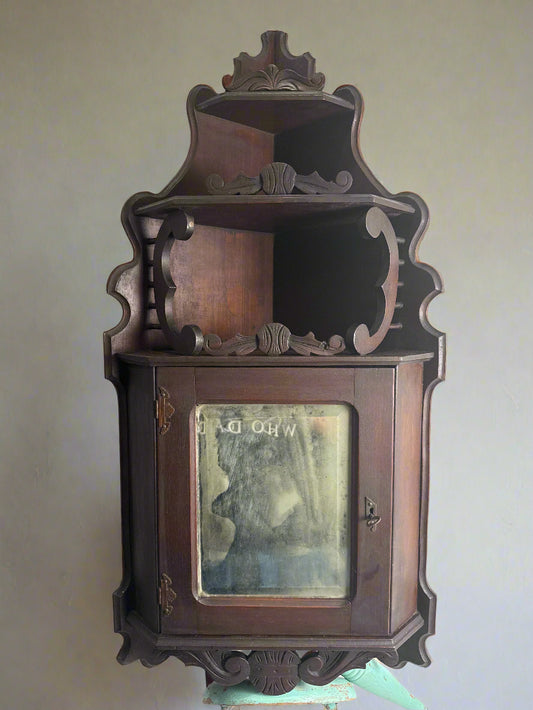 Vic. Eastlake Corner Cabinet CSRR