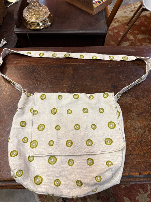 Olive Circles Crossbody Bag