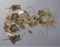 Vintage Italian Floral Wall Sconces (set of 2)