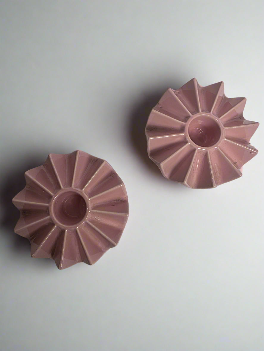 Vtg. Candle Holders (2)
