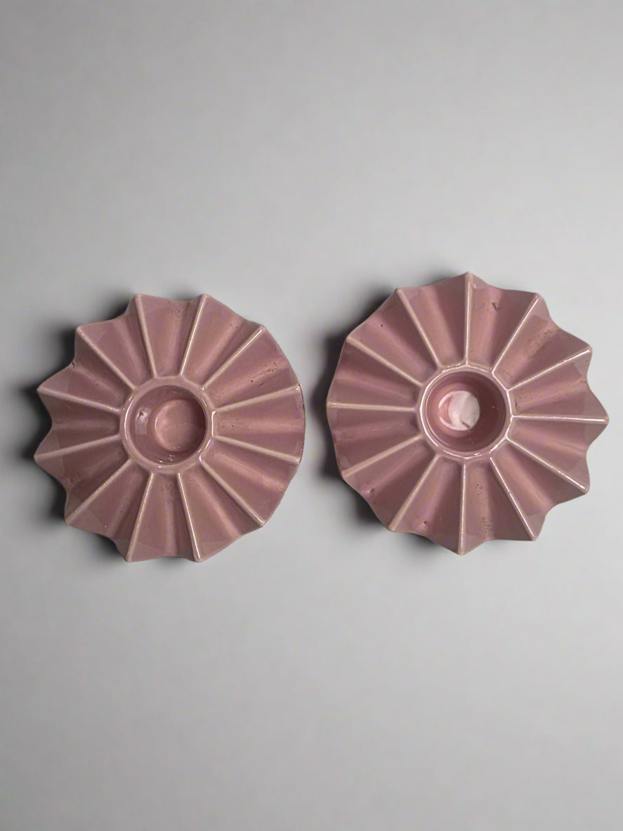 Vtg. Candle Holders (2)