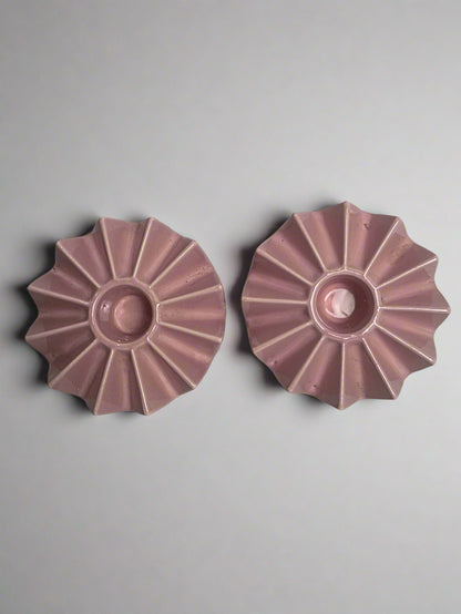 Vtg. Candle Holders (2)