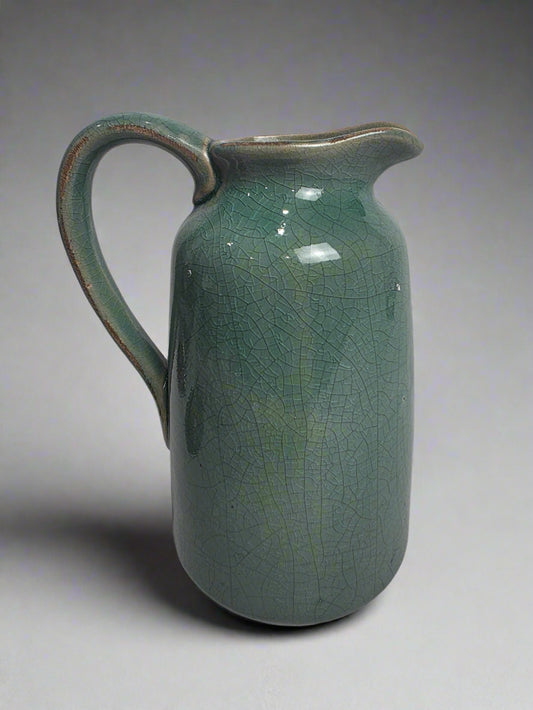 Vtg. Raku Pitcher