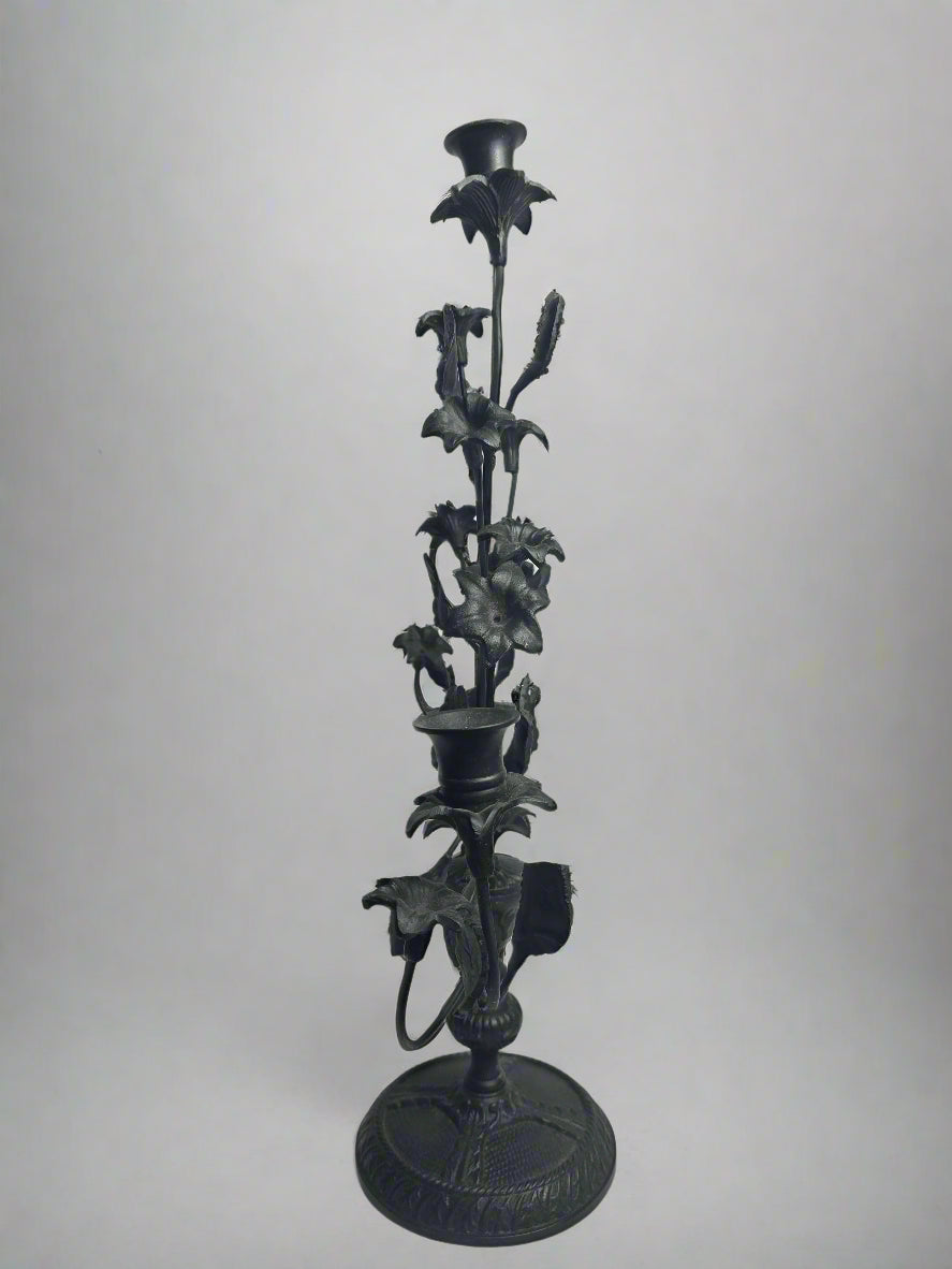 Vtg. Iron Candelabra (2)