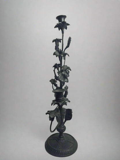 Vtg. Iron Candelabra (2)
