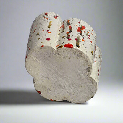 Vtg. Splatter Vase