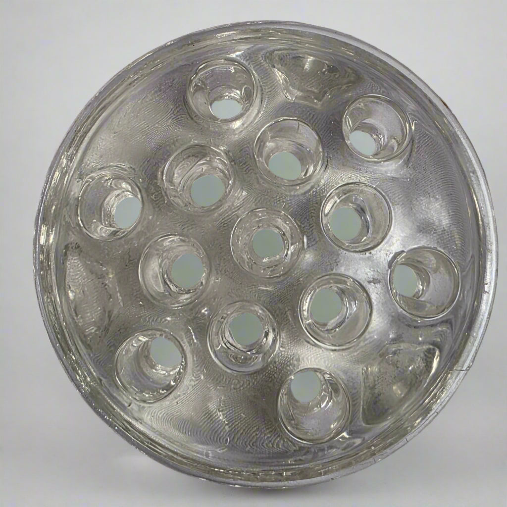 Vtg. Crystal Flower Frog