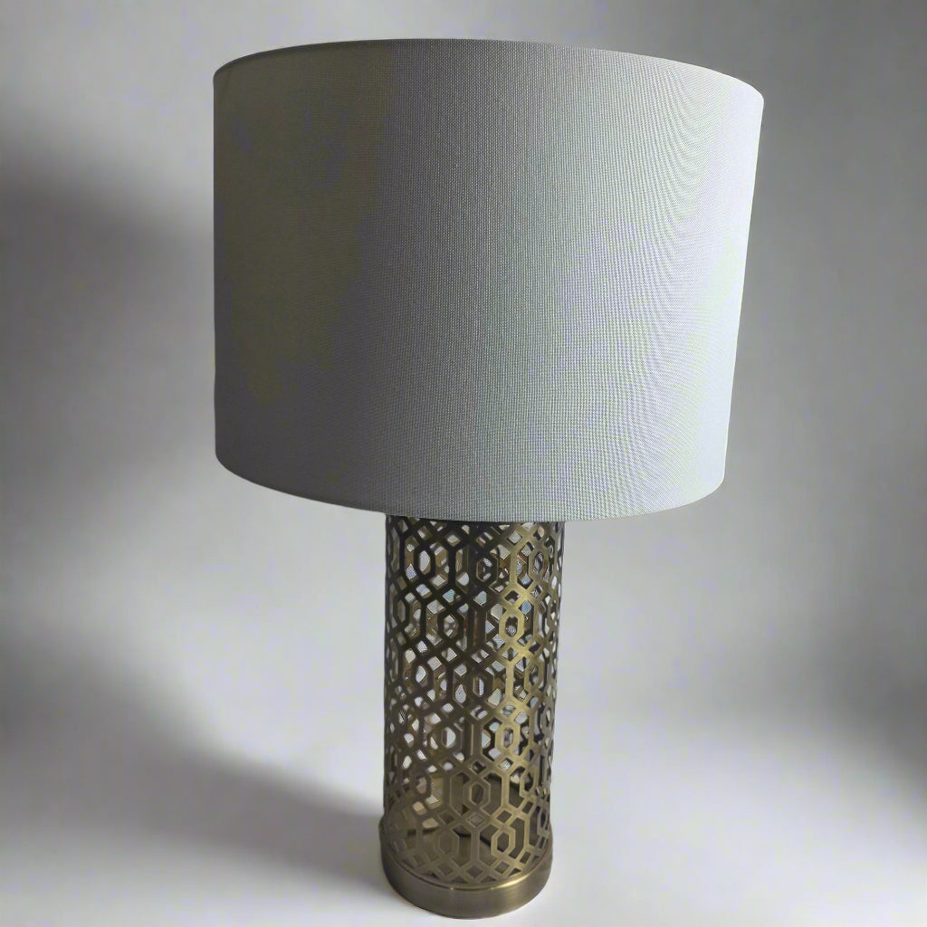 Vtg. Brass Lamp