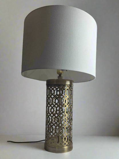 Vtg. Brass Lamp