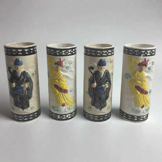 Vtg. Tiki Set - Japan