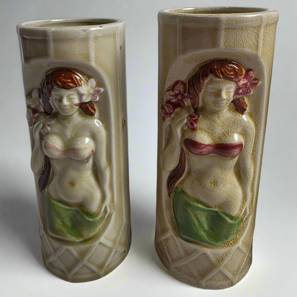 Vtg. Tiki Set - hula (4)