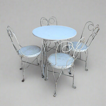 Vtg. Parlor Chairs & Table