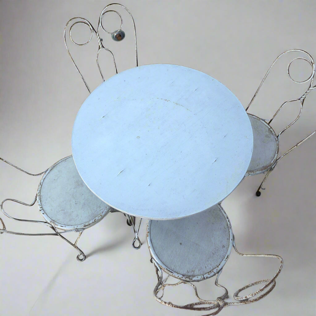 Vtg. Parlor Chairs & Table