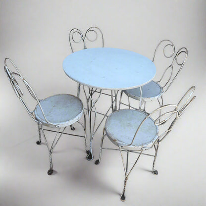 Vtg. Parlor Chairs & Table