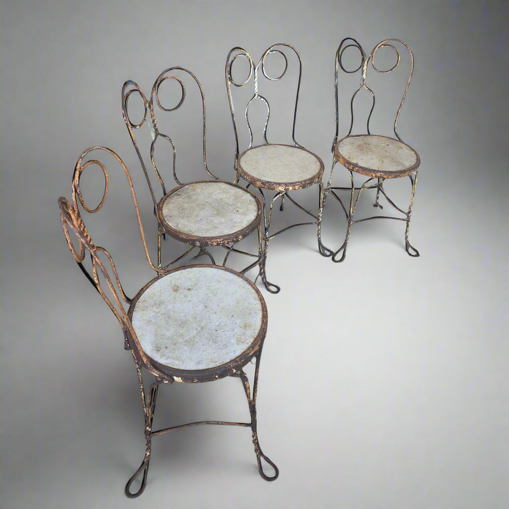 Vtg. Parlor Chair Set