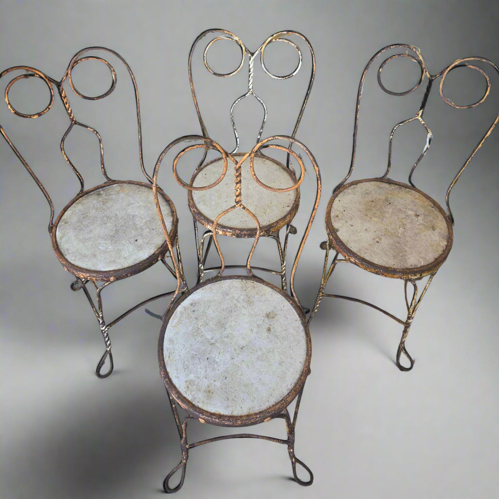 Vtg. Parlor Chair Set