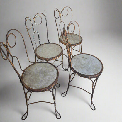 Vtg. Parlor Chair Set