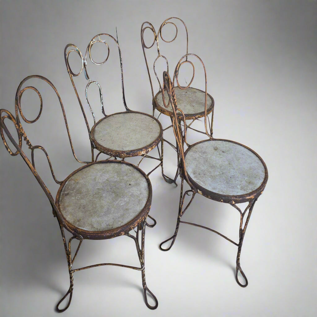Vtg. Parlor Chair Set