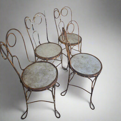 Vtg. Parlor Chair Set