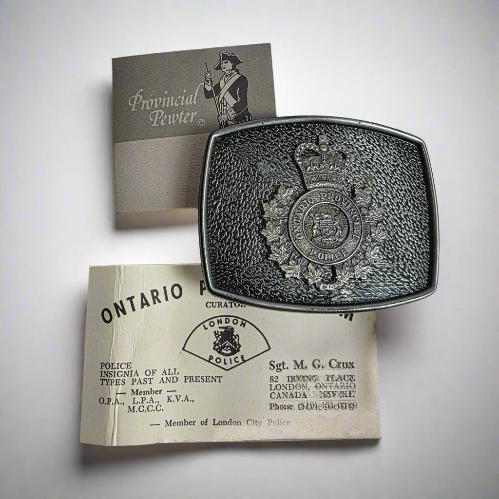 Vtg. Police Buckle