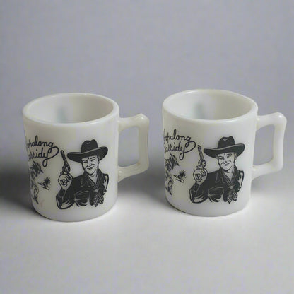 Vtg. Hopalong Cassidy Cups (2)