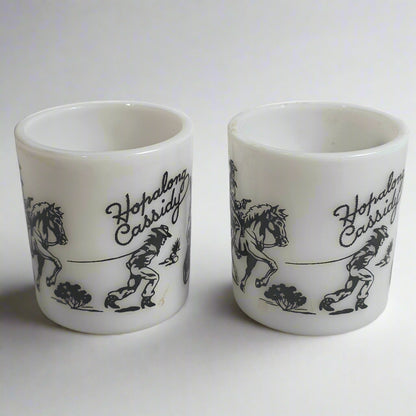 Vtg. Hopalong Cassidy Cups (2)