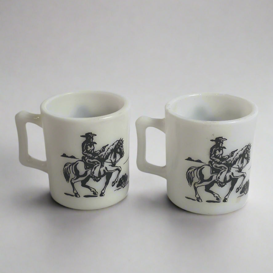 Vtg. Hopalong Cassidy Cups (2)