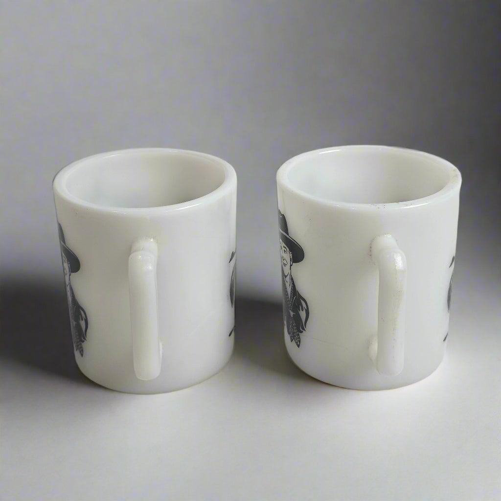 Vtg. Hopalong Cassidy Cups (2)