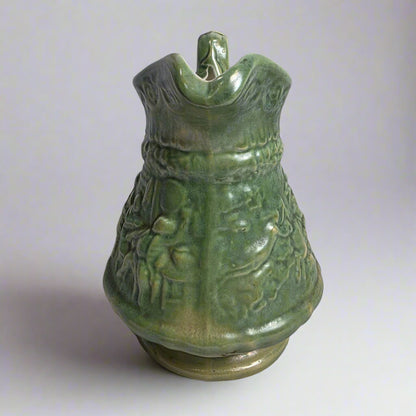 Vtg. Green Pitcher
