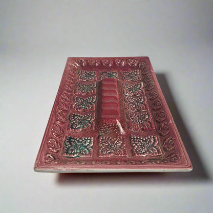 Vtg. Rose Ashtray