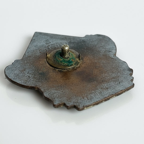 Vtg. Railway Badge (silver)