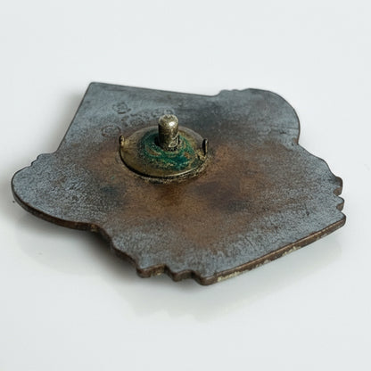 Vtg. Railway Badge (silver)