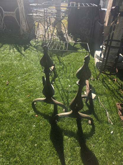 Antq. Andirons(2) CSMS