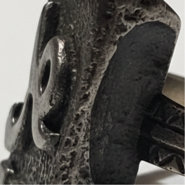 Vtg Capricorn Zodiac Ring Cs