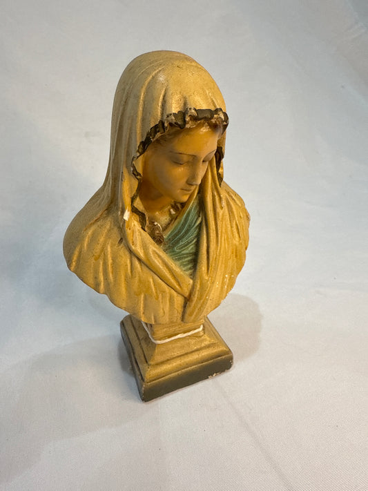 Mother Mary Chalkware Bust csbh