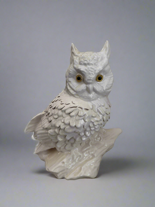 Ceramic Owl Lamp