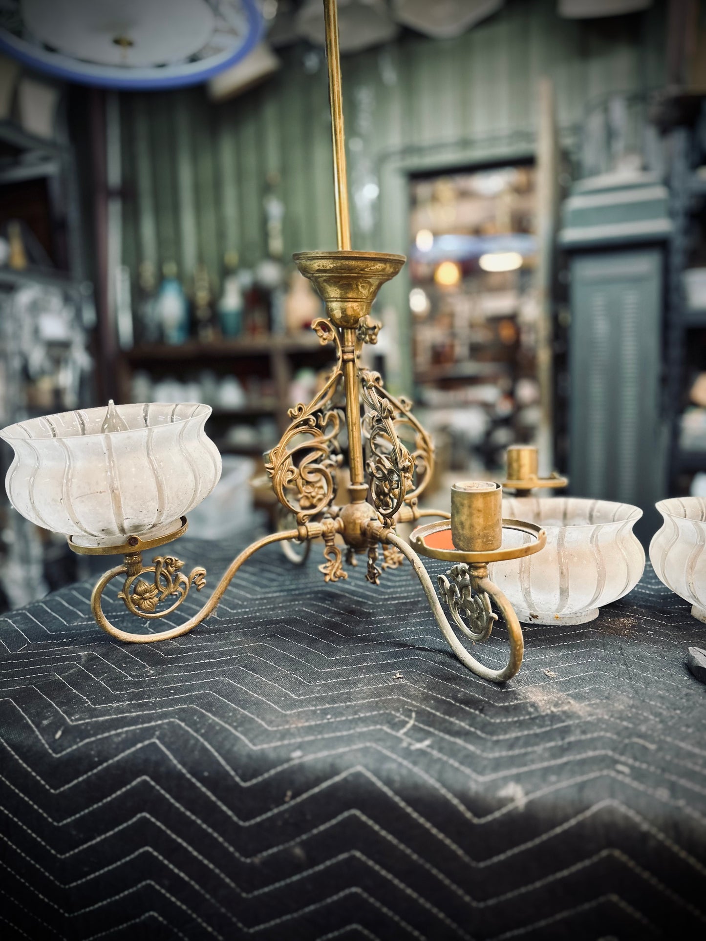 Chandelier refurbished