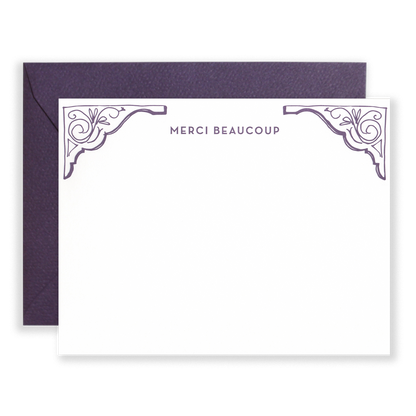 Merci Beaucoup Stationery Set: Cobblestone