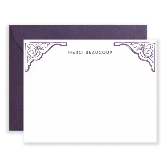 Merci Beaucoup Stationery Set: Cobblestone