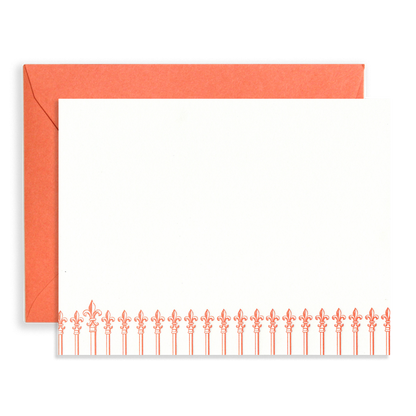 Ironwork Stationery Set: Red