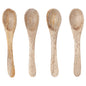 Light Mango Wood Mini Spoons Set of 4