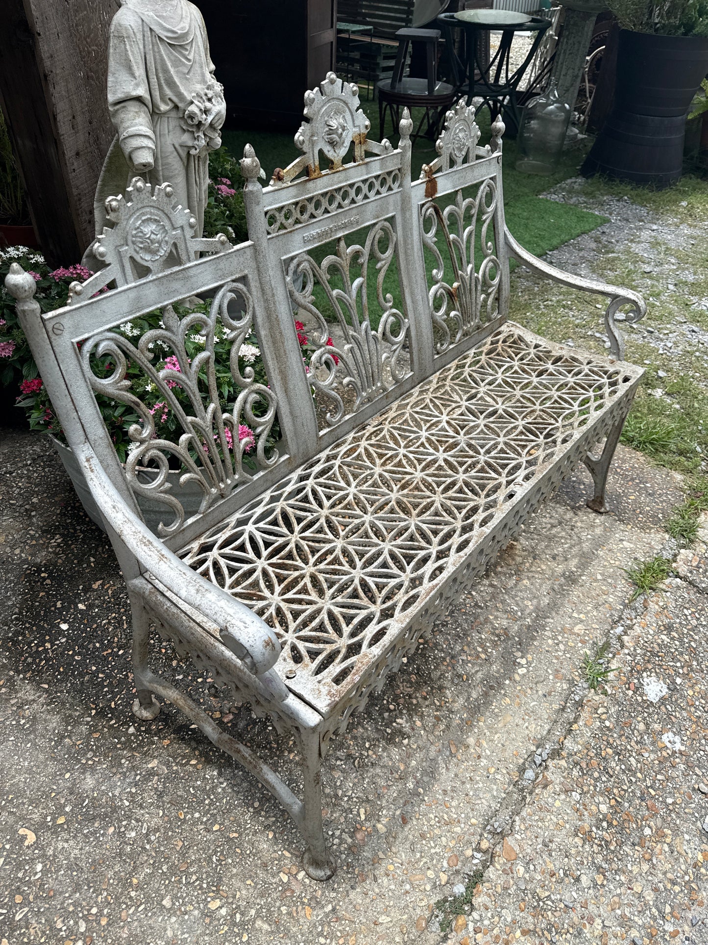 CSRR Victorian Cast Iron Bench