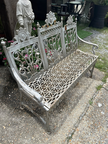 CSRR Victorian Cast Iron Bench