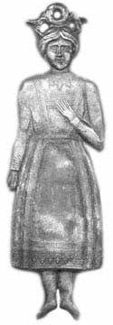 Old Italian Exvoto -  Medium Woman Figure, Italy