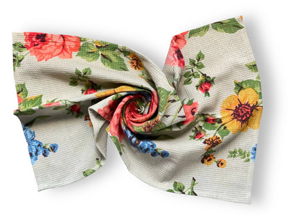 Vintage Print Inspired Kitchen Towels