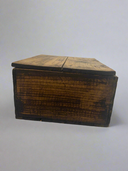 Vtg wood advertising crate