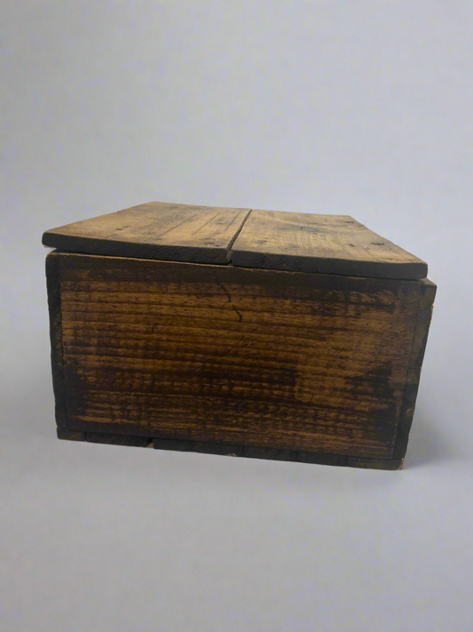Vtg wood advertising crate