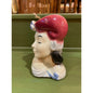Vintage Royal Copley glamour pin up woman head mountable pocket vase