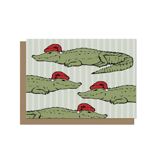 Christmas Gators - Blank Holiday and Christmas Card
