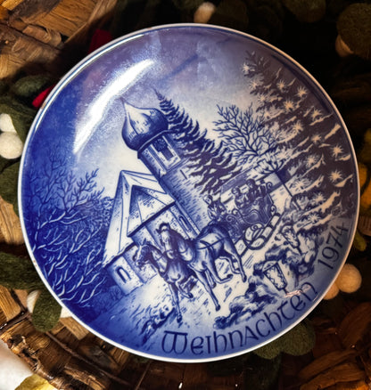 1974 German Holiday Plate CSBH